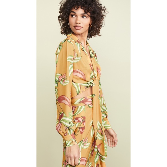 PatBo Yellow Zebrina Print Set- M - Picture 5 of 5